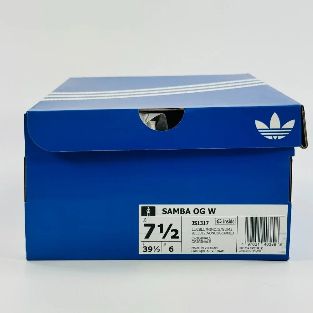 Adidas Women's Samba OG 'Lucid Indigo Pink' JS1317 Multi Size - Picture 11 of 16